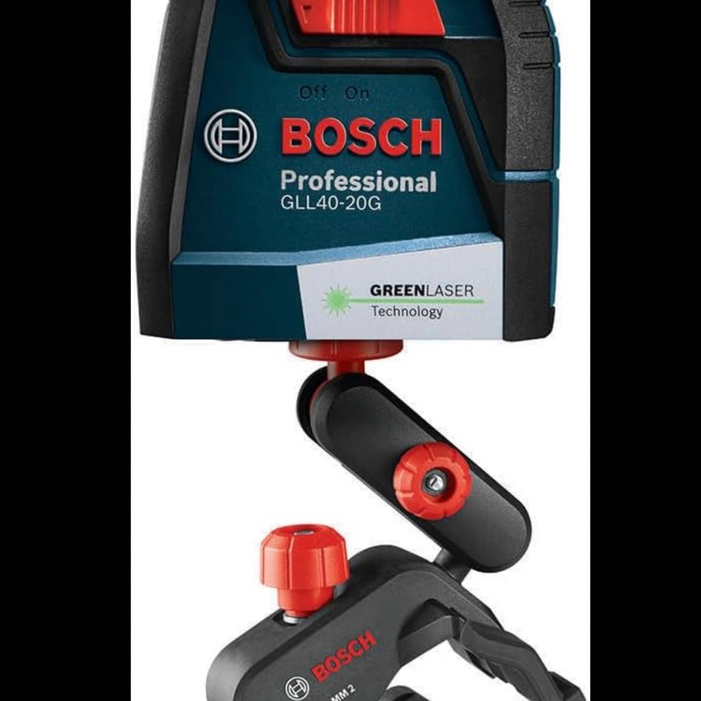 Bosch GLL40-20G Green-Beam Self-Leveling Cross Line Laser